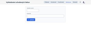 Schválené a zaúčtované faktury standardně již nejsou zobrazovány. Je však možné jjich zpětné dohledání podle variabilního symbolu nebo názvu dodavatele. U nalezených faktur můžete otevřít náhled dokumentu, přečíst případnou poznámku a zjistit, kdo a kdy fakturu schválil.